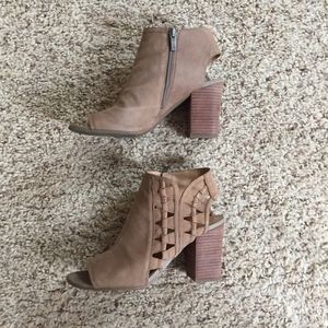 Tan Franco Sarto Block Heels